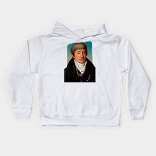 Italian Composer Antonio Salieri illustration Kids Hoodie